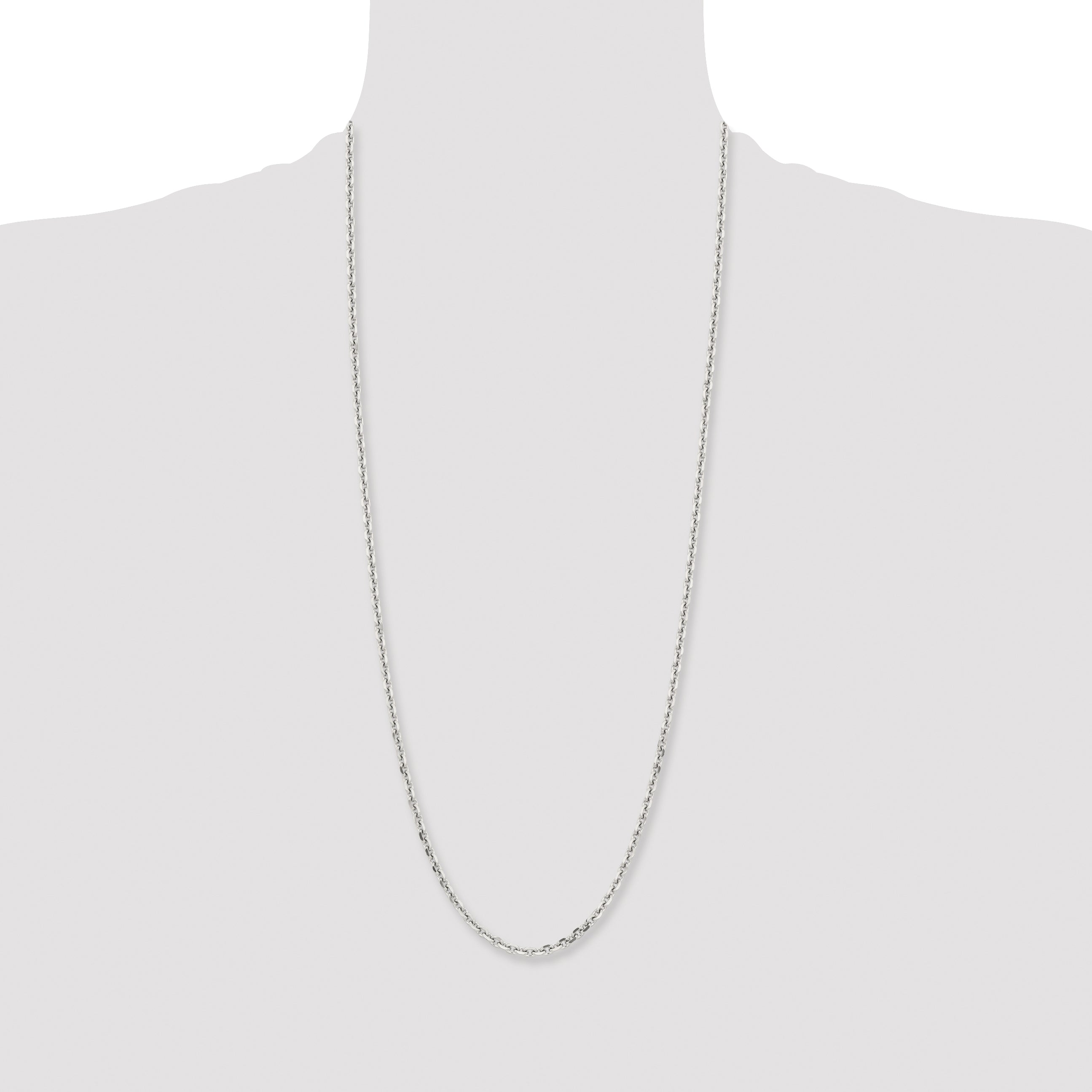 Chisel Stainless Steel Polished 4.3mm Cable Chain