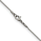 Chisel Stainless Steel Polished 1.2mm Box Chain
