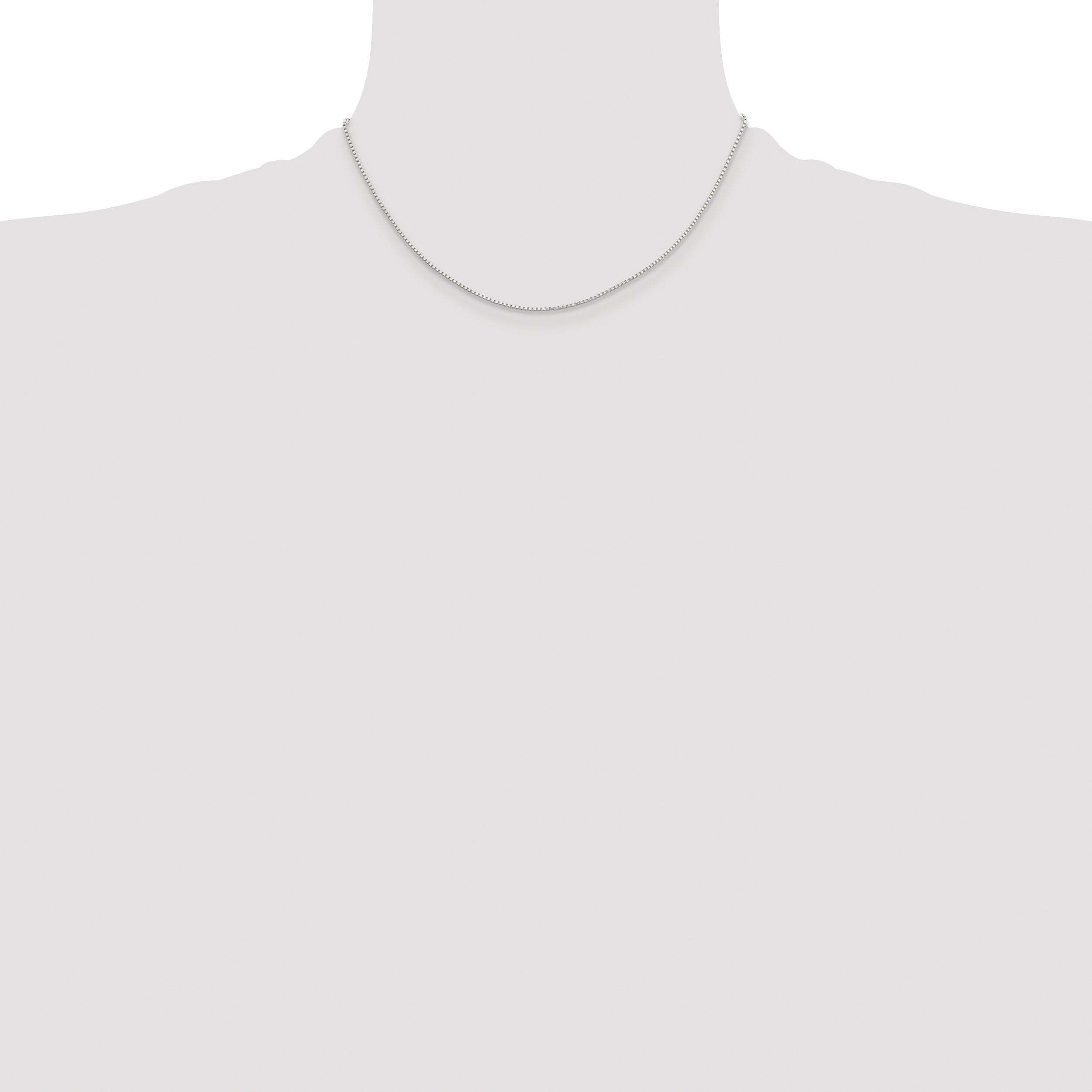 Stainless Steel Box Chain Necklace 1.2mm