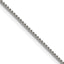 Stainless Steel Box Chain Necklace 1.2mm