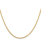 Stainless Steel Box Chain Necklace 1.5mm
