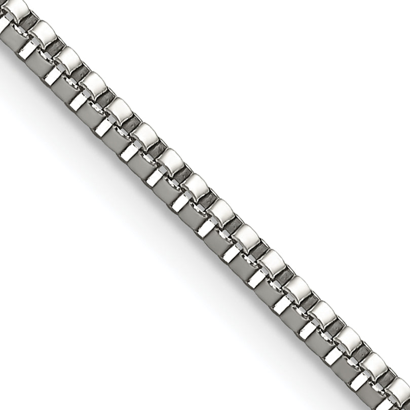 Stainless Steel Box Chain Necklace 2mm
