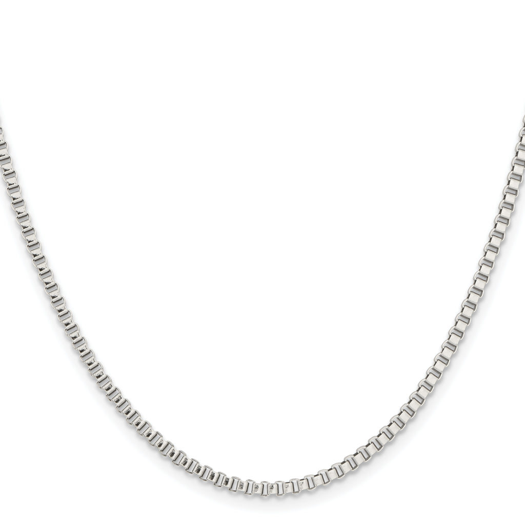 Chisel Stainless Steel Polished 2.4mm Box Chain