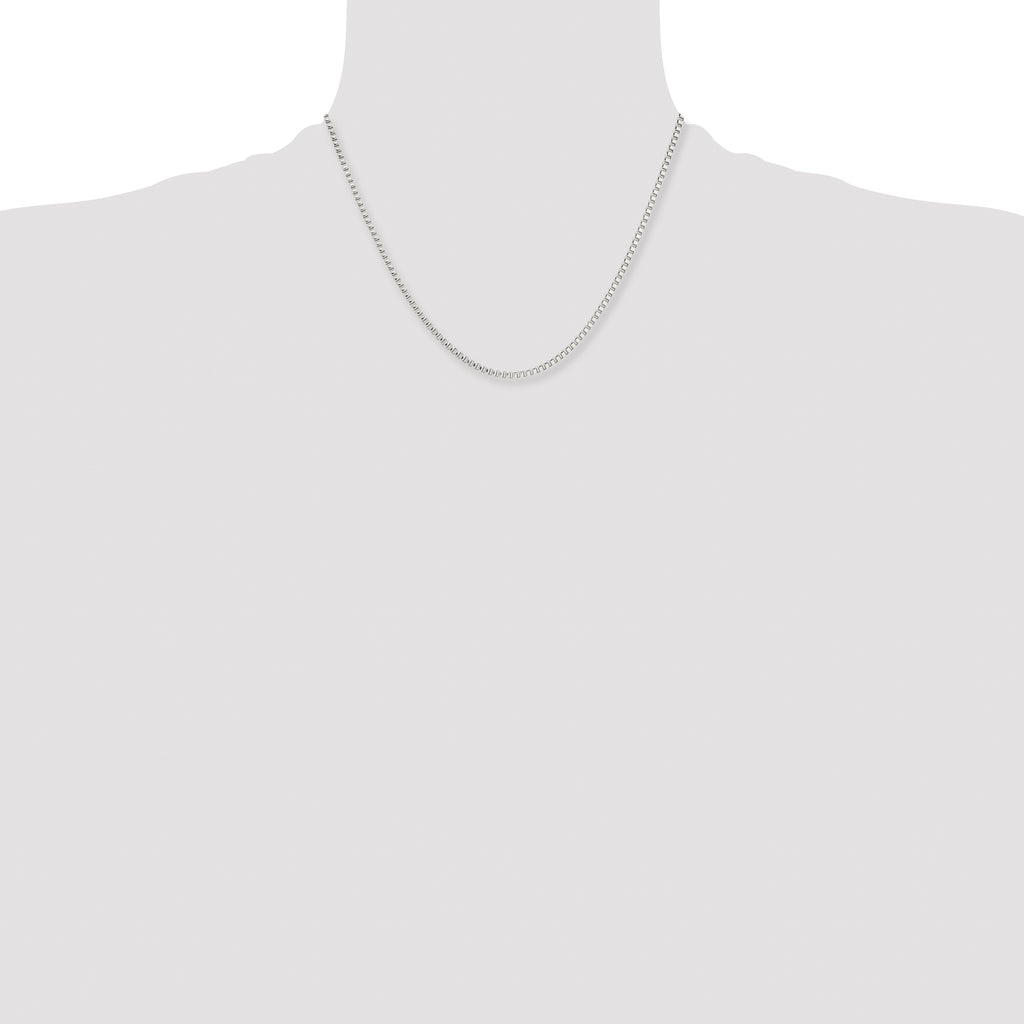 Stainless Steel Box Chain Necklace 2.4mm