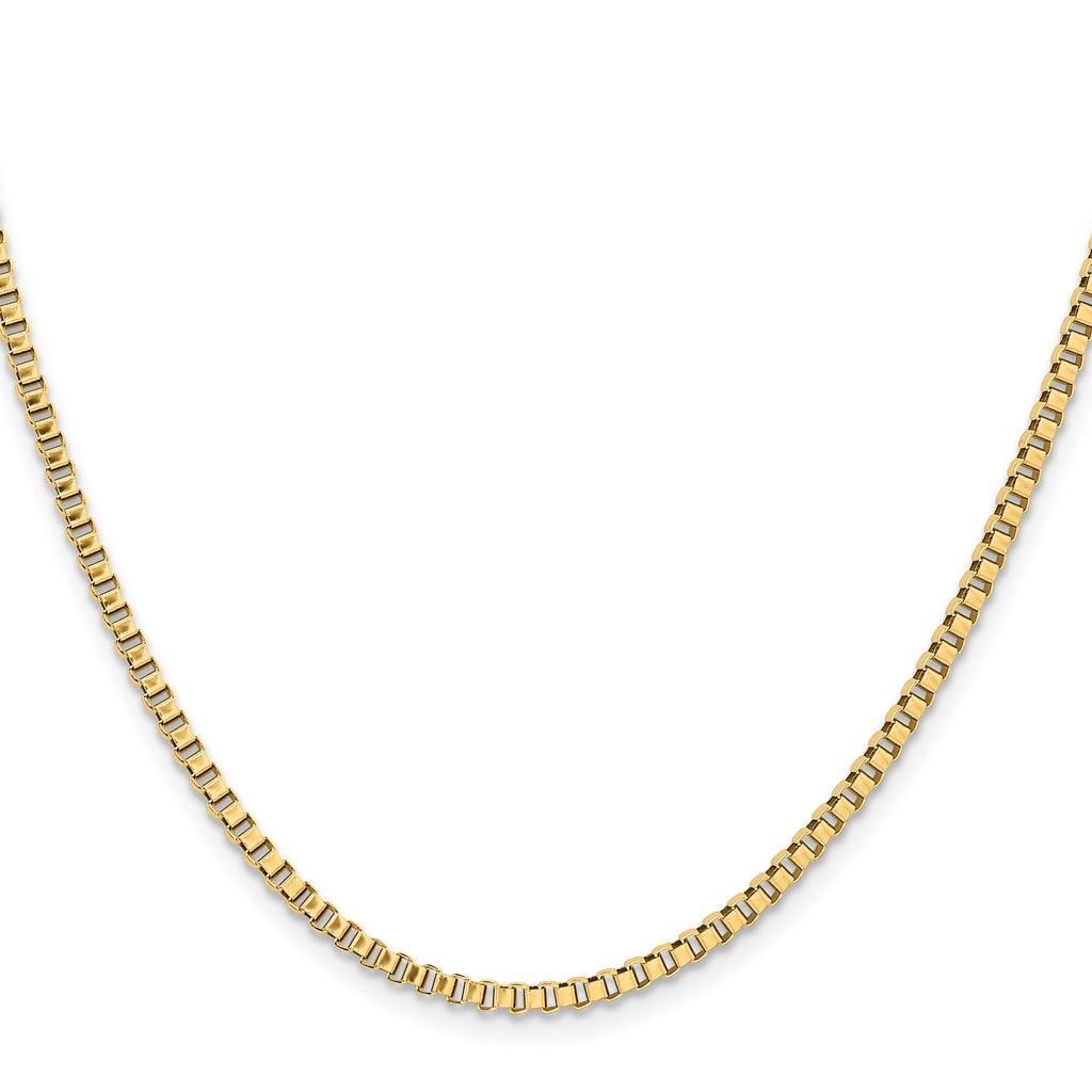 Stainless Steel Box Chain Necklace 2.4mm