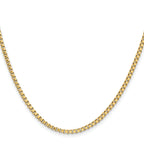 Stainless Steel Box Chain Necklace 2.4mm