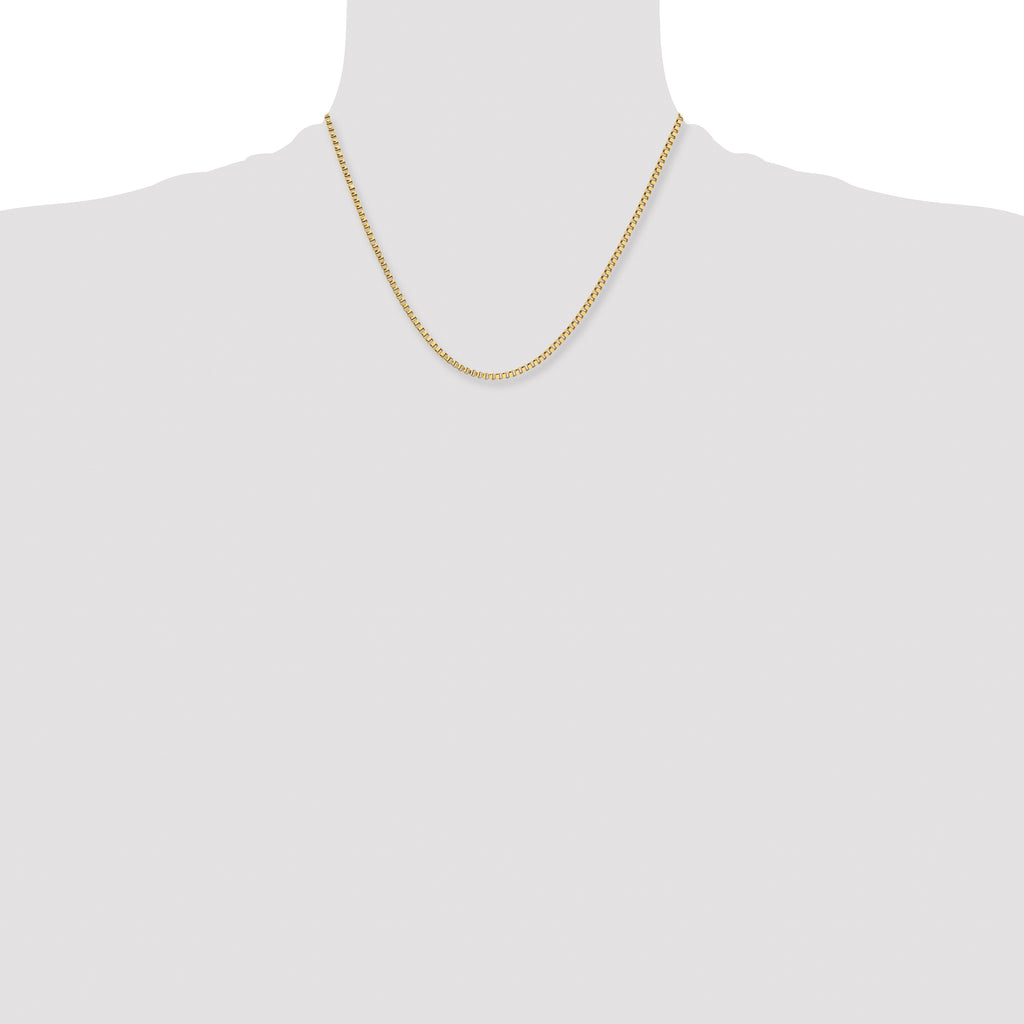 Stainless Steel Box Chain Necklace 2.4mm