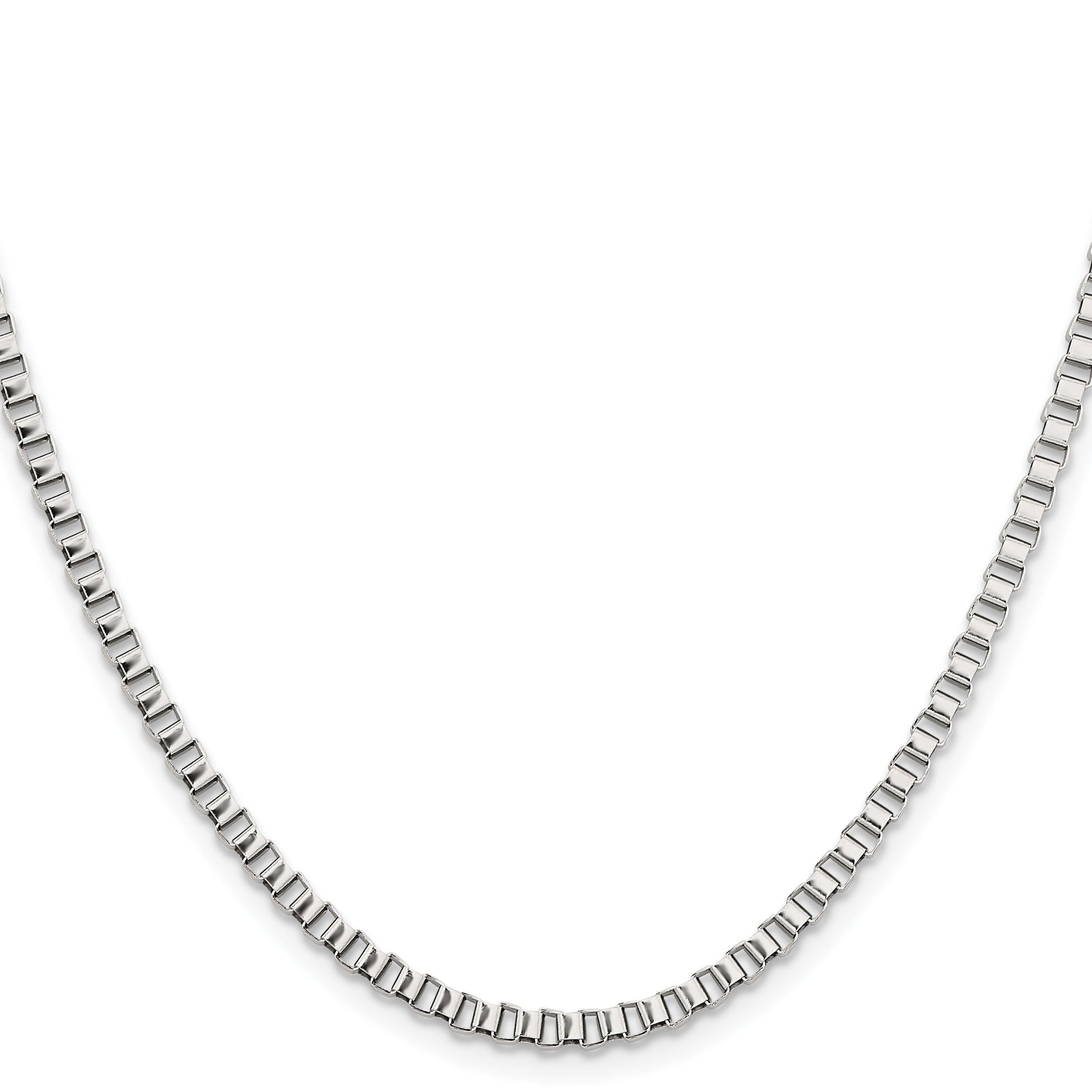Chisel Stainless Steel Polished 3.2mm Box Chain