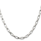 Chisel Stainless Steel Polished 4.8mm Square Link Chain