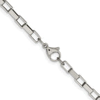 Chisel Stainless Steel Polished 4.8mm Square Link Chain