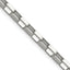 Men's Stainless Steel Box Chain Necklace 4.8mm