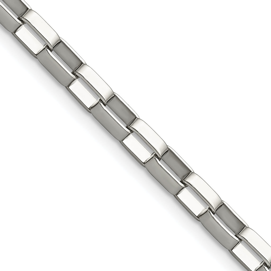 Chisel Stainless Steel Polished 4.8mm Square Link Chain