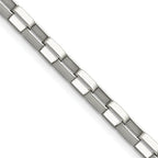 Chisel Stainless Steel Polished 4.8mm Square Link Chain