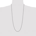 Chisel Stainless Steel Polished Black IP-plated 2mm Ball Chain