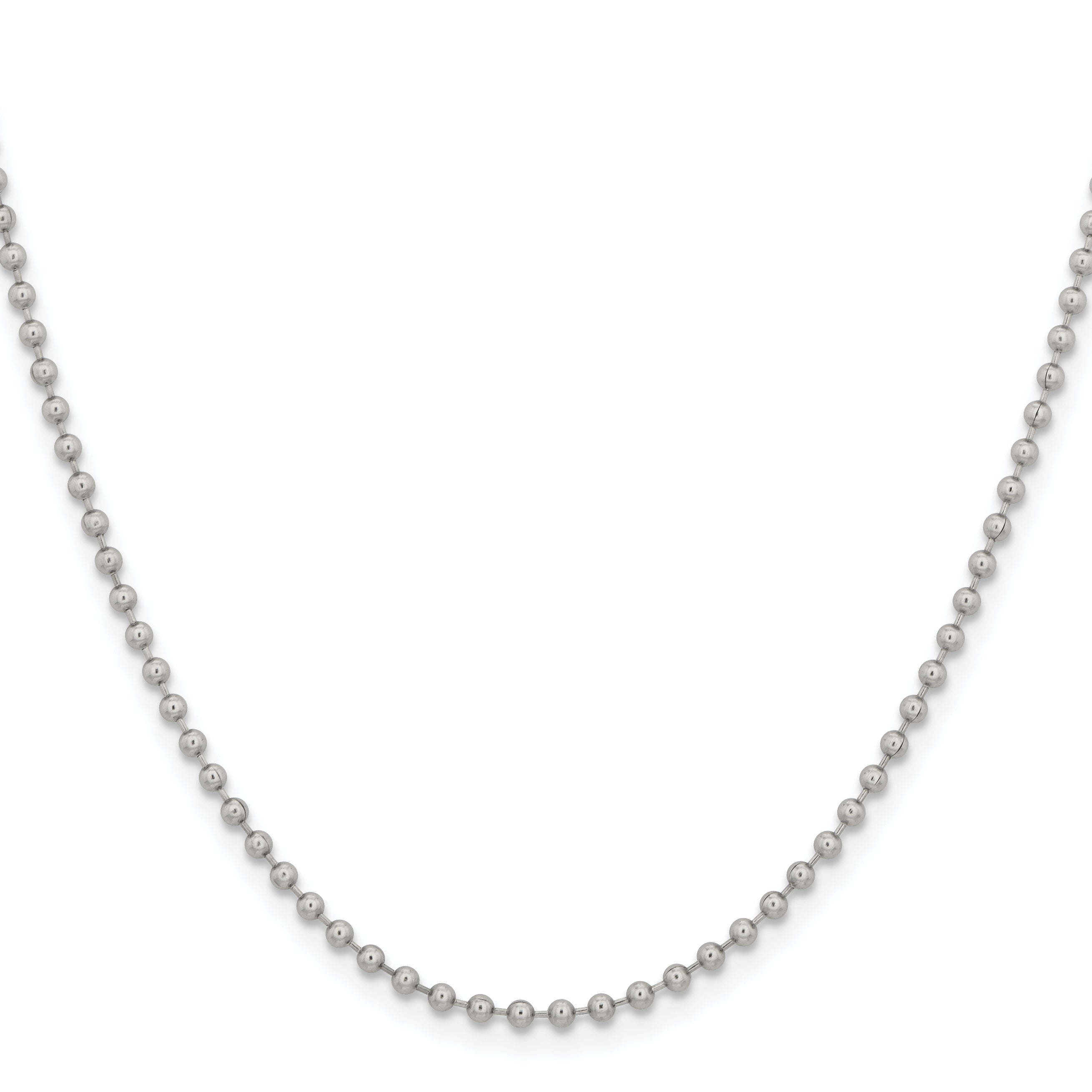 Stainless Steel Polished 2.4mm Ball Chain Secondary image