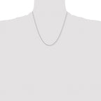 Stainless Steel Beaded Chain Necklace 2.4mm