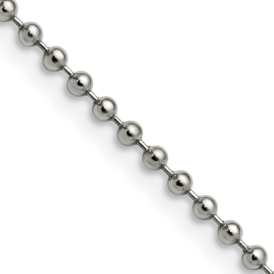 Chisel Stainless Steel Polished 2.4mm Ball Chain Main image