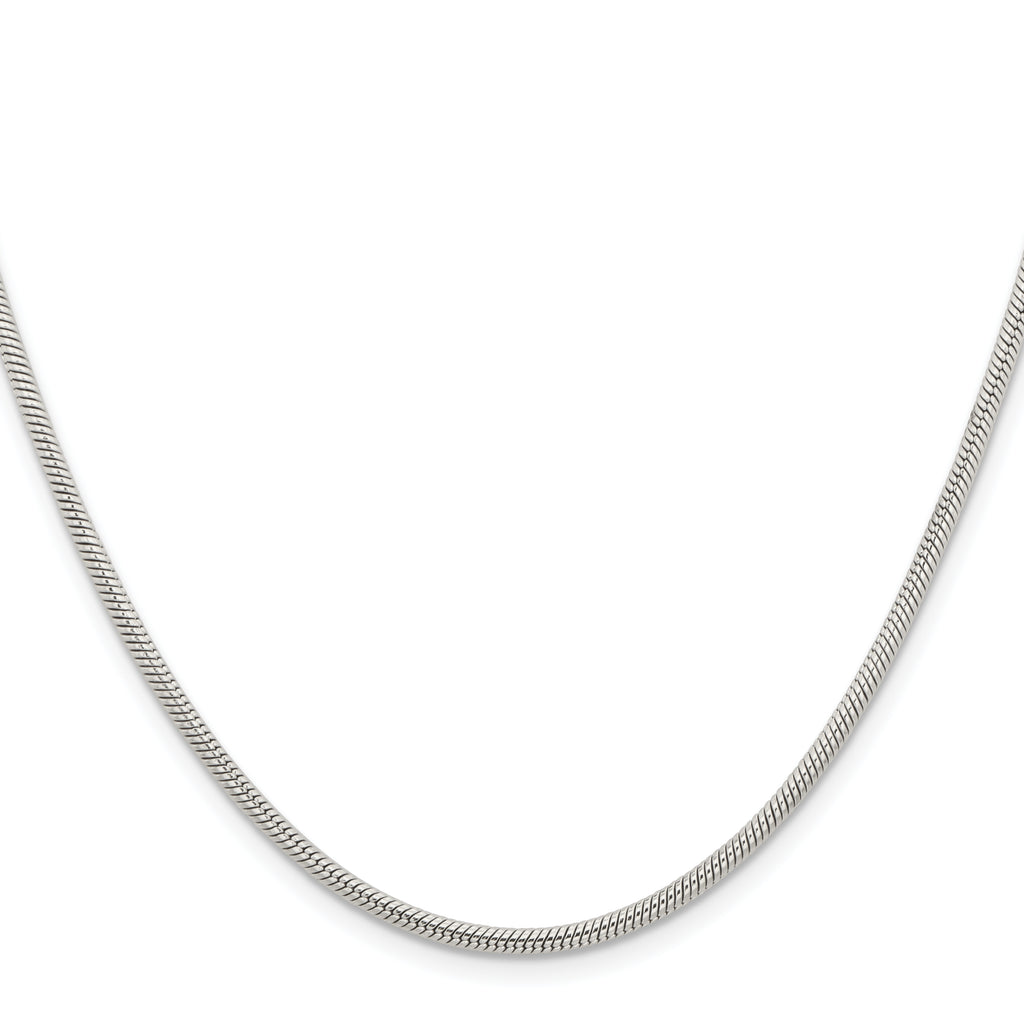 Chisel Stainless Steel Polished 2.4mm Snake Chain