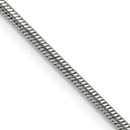 Chisel Stainless Steel Polished 2.4mm Snake Chain