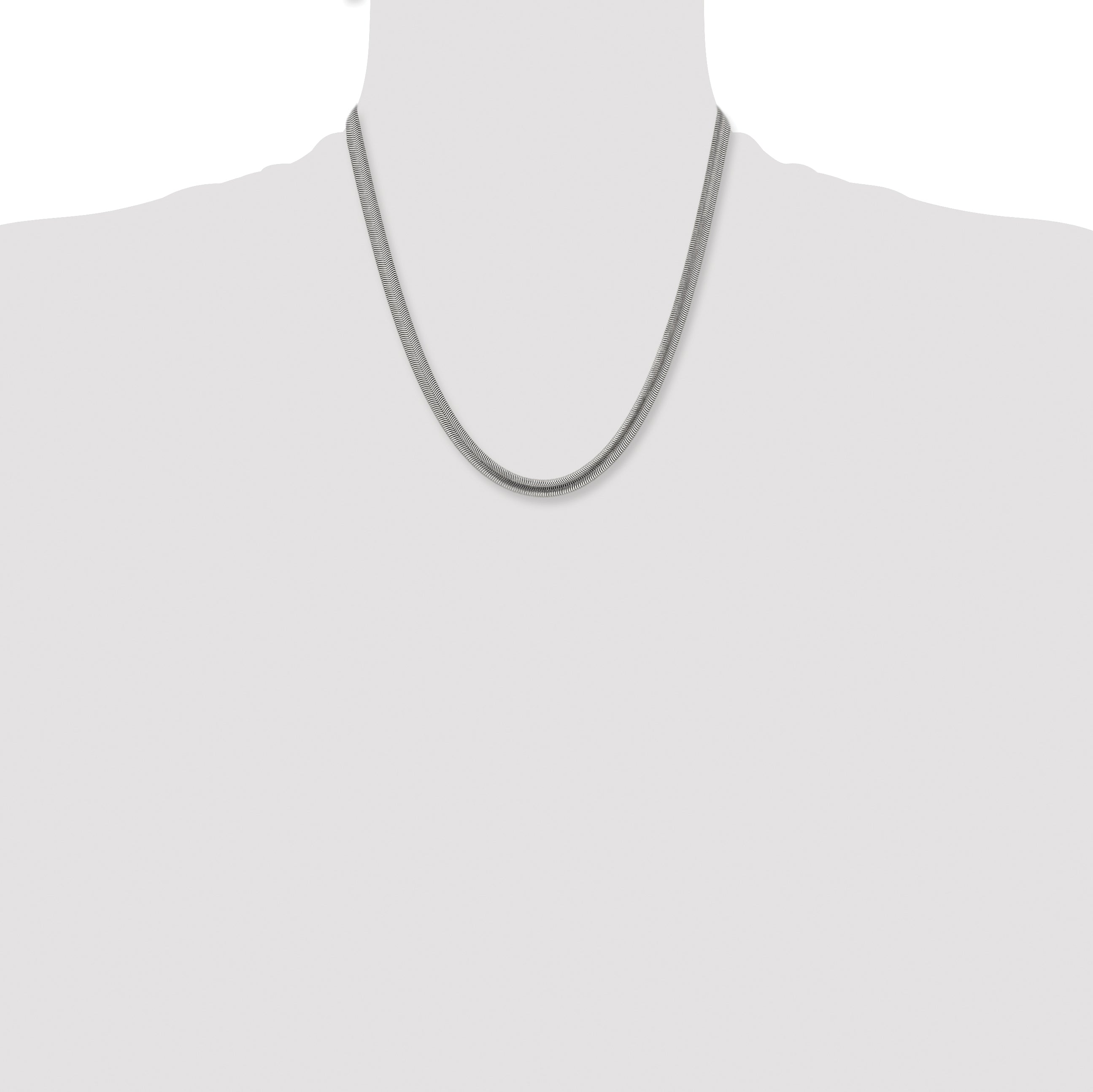Stainless Steel Snake Chain Necklace 6.2mm