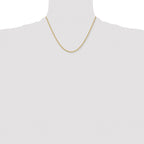 Chisel Stainless Steel Polished Yellow IP-plated 2.4mm Rope Chain