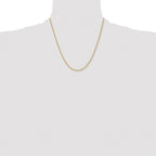Stainless Steel Rope Chain Necklace 2.4mm