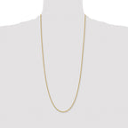 Chisel Stainless Steel Polished Yellow IP-plated 2.4mm Rope Chain