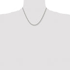 Stainless Steel Rope Chain Necklace 4mm