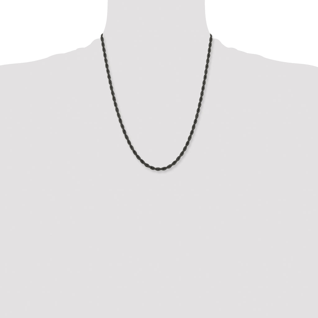 Stainless Steel Rope Chain Necklace 4mm