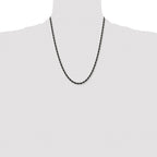 Stainless Steel Rope Chain Necklace 4mm