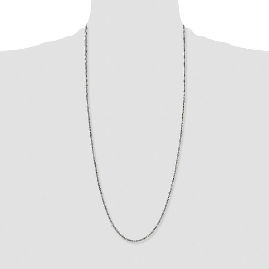 Chisel Stainless Steel Polished 2.5mm Bismark Chain
