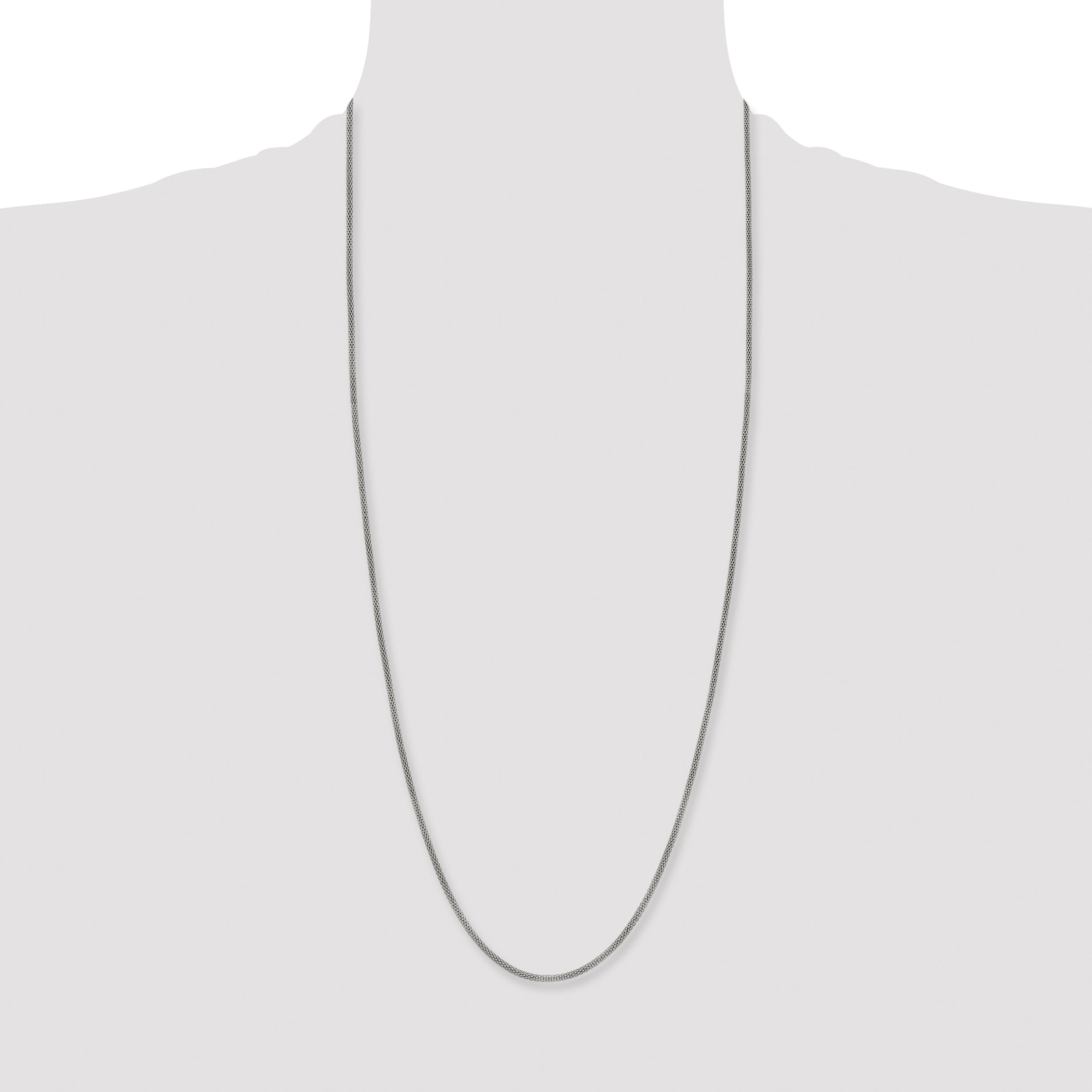 Chisel Stainless Steel Polished 2.5mm Bismark Chain