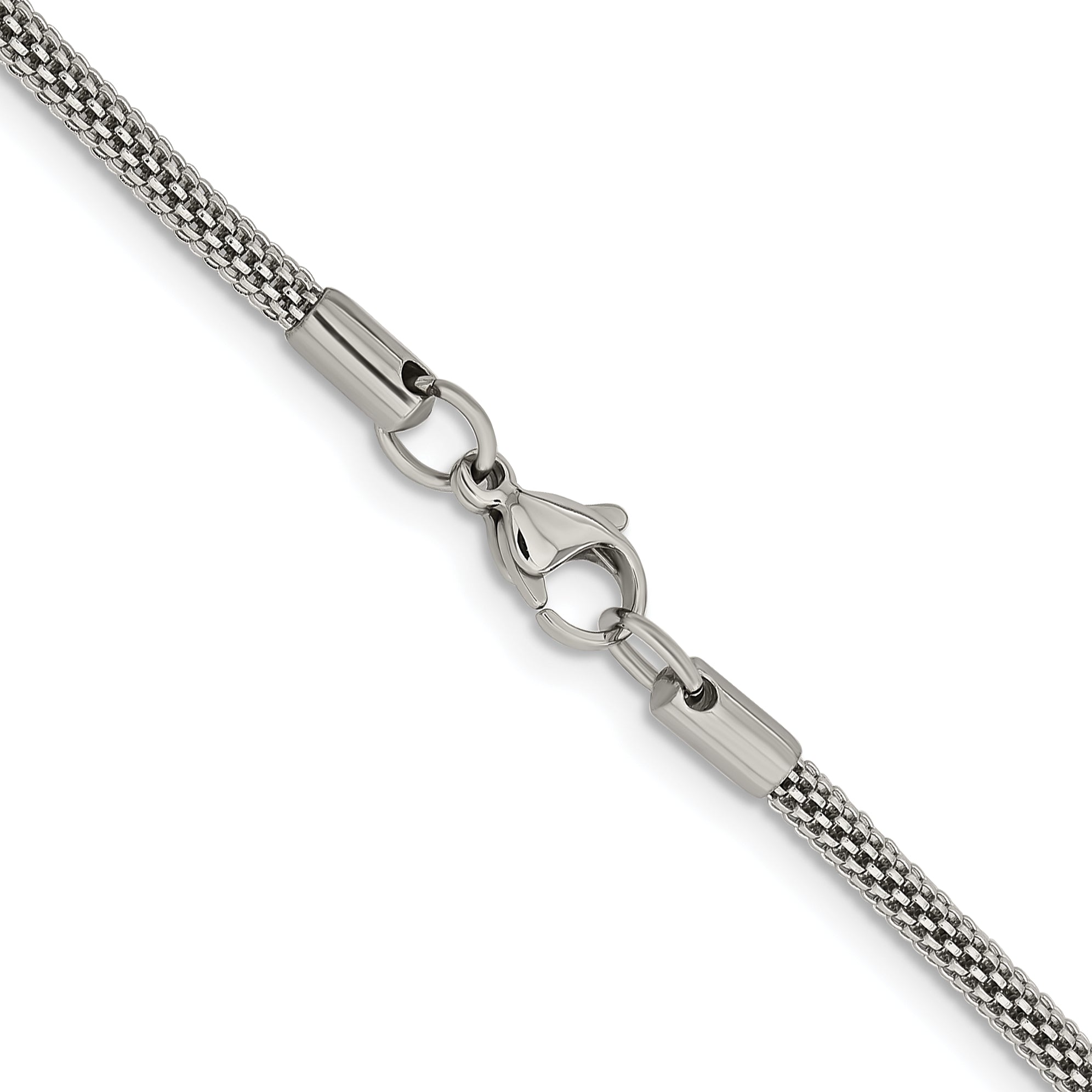 Chisel Stainless Steel Polished 3.2mm 24 inch Bismark Chain