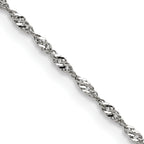 Chisel Stainless Steel Polished 2mm Singapore Chain