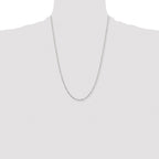 Chisel Stainless Steel Polished 2.5mm Singapore Chain