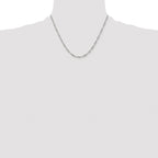 Stainless Steel Singapore Chain Necklace 3mm