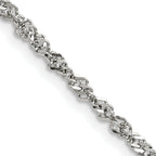 Stainless Steel Singapore Chain Necklace 3mm