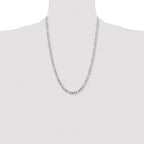 Chisel Stainless Steel Polished 5.3mm Figaro Chain