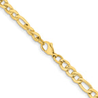 Men's Stainless Steel Figaro Chain Necklace 6.3mm