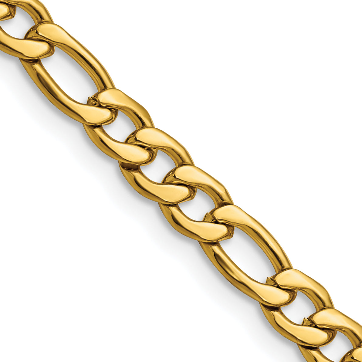 Men's Stainless Steel Figaro Chain Necklace 6.3mm Main image