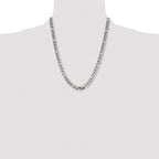Men's Stainless Steel Figaro Chain Necklace 8.4mm