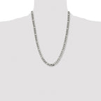 Chisel Stainless Steel Polished 8.75mm Figaro Chain