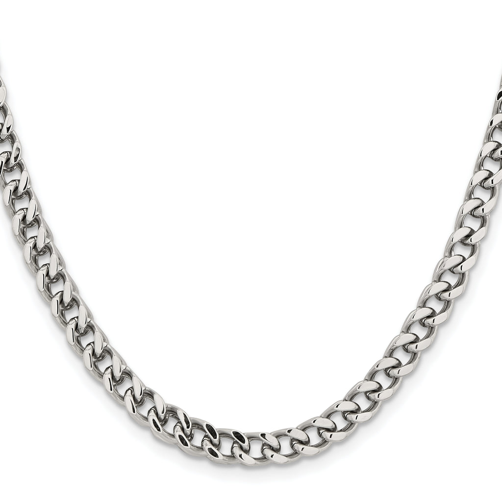 Stainless Steel Franco Chain Necklace 5.5mm