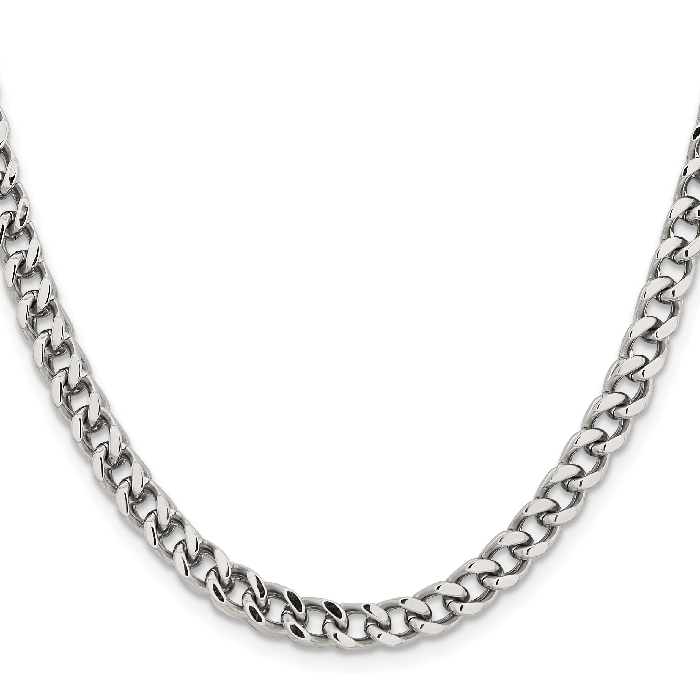 Stainless Steel Franco Chain Necklace 5.5mm