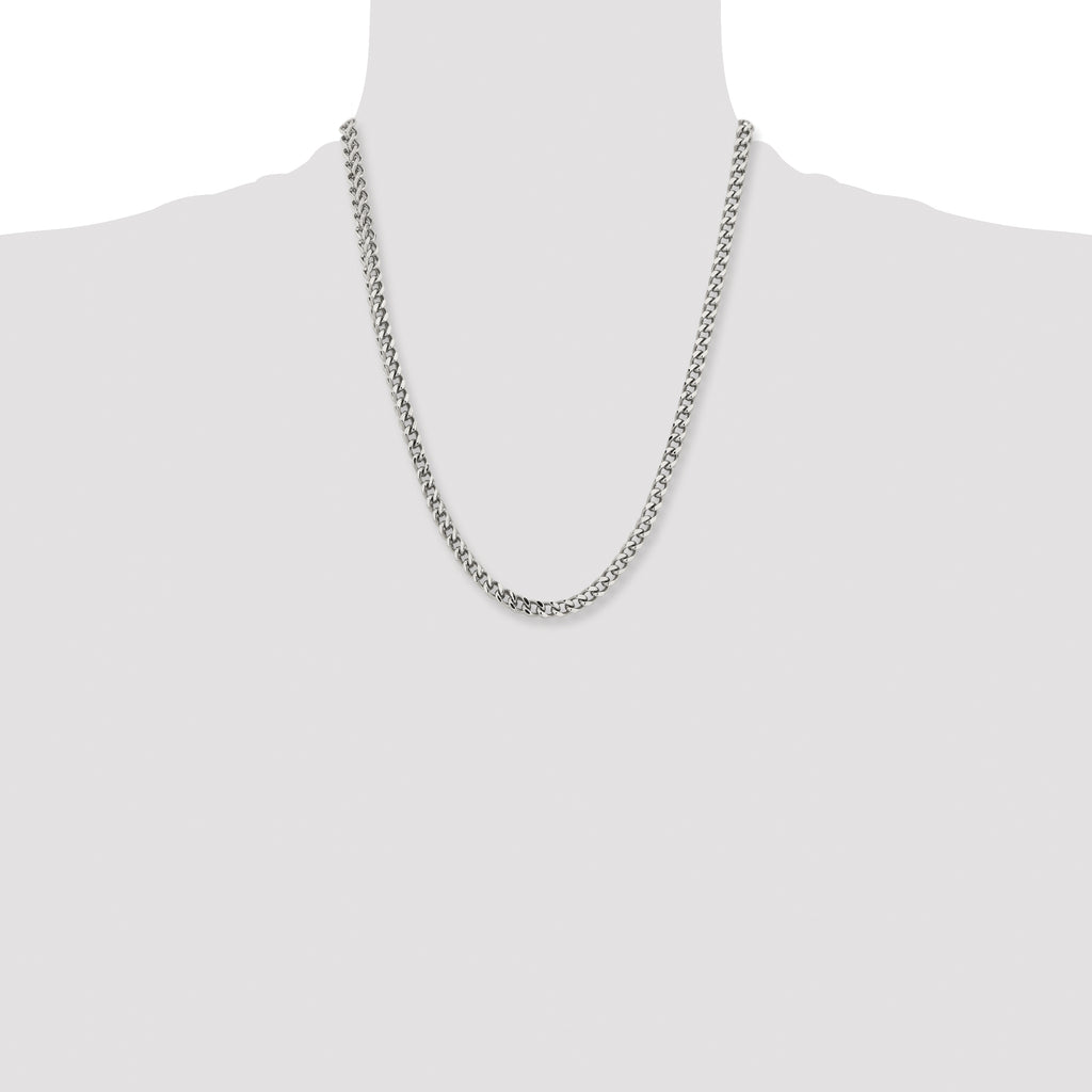 Stainless Steel Franco Chain Necklace 5.5mm
