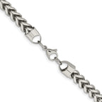 Chisel Stainless Steel Polished 6.75mm Franco Chain