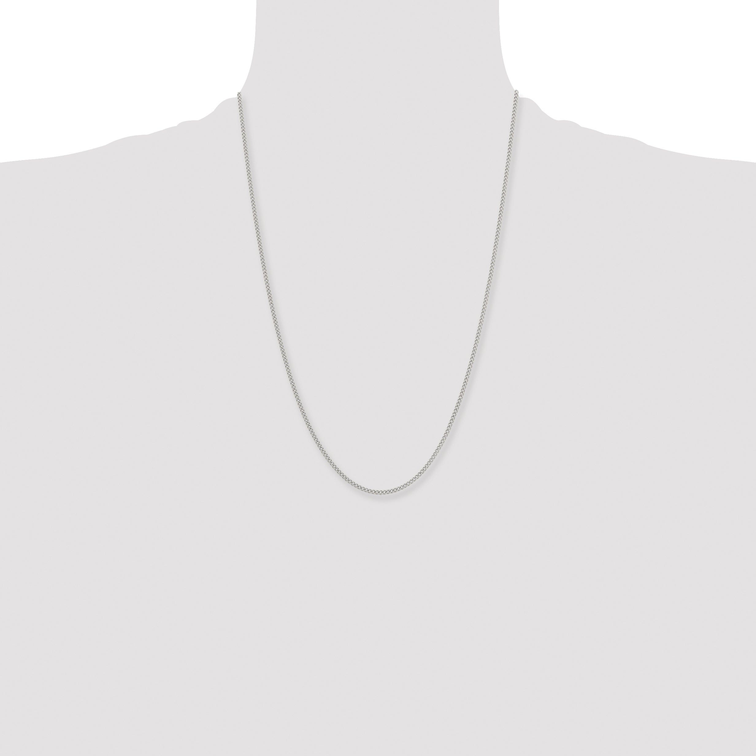 Chisel Stainless Steel Polished 2.25mm Round Curb Chain