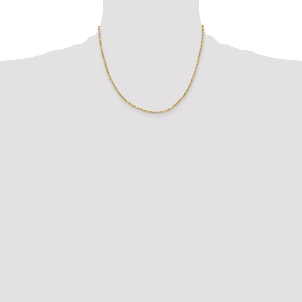 Stainless Steel Curb Chain Necklace 2.25mm