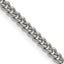 Stainless Steel Curb Chain Necklace 4mm