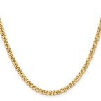 Stainless Steel Curb Chain Necklace 4mm